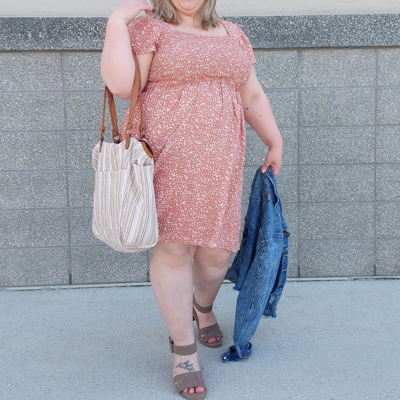 maurices- ditsy floral dress - Picture 1 of 9